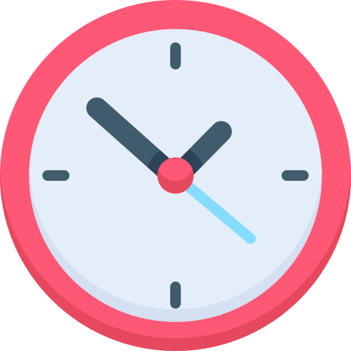 Recovery icon in flat style repeat clock on white Vector Image