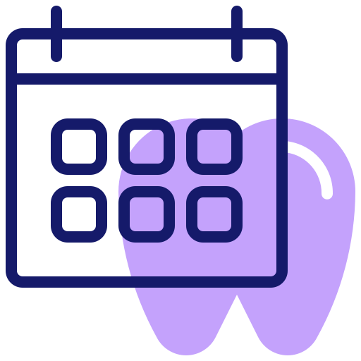 horario dental icono gratis