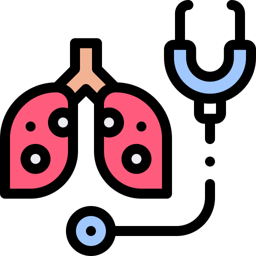 pulmones infectados icono gratis