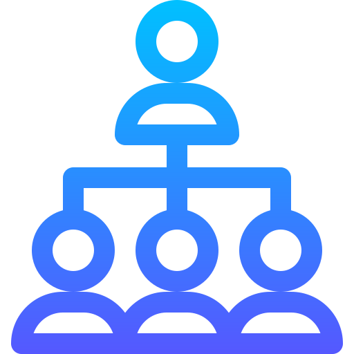 Manager Basic Gradient Lineal color icon