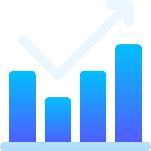 gráfico de barras icono gratis