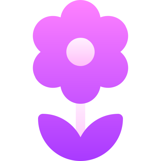 Flower Basic Gradient Gradient icon