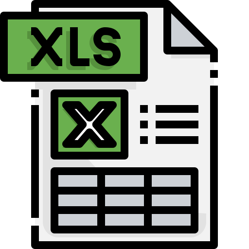 archivo xls icono gratis