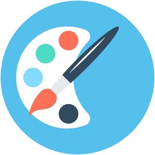 palette de peinture Icône gratuit