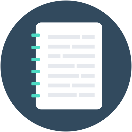 Notepad - free icon