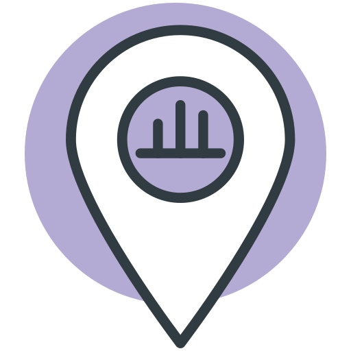 Map Pin Generic Rounded Shapes Icon