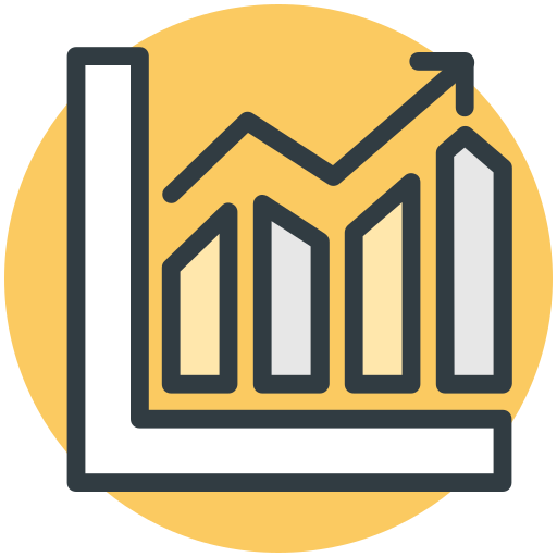 Increasing Bar Graph - Free Business Icons