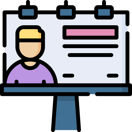 Рекламный щит бесплатно иконка