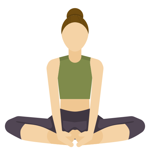 Best Cartoon woman in downward facing dog yoga pose Illustration download  in PNG & Vector format