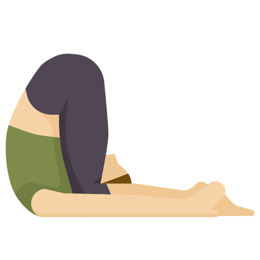 pose de yoga icono gratis