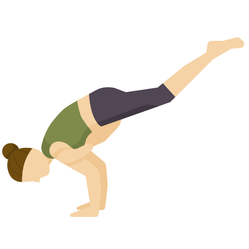 icono de pose de yoga