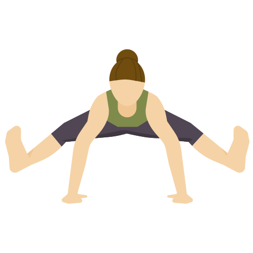 pose de yoga icono gratis