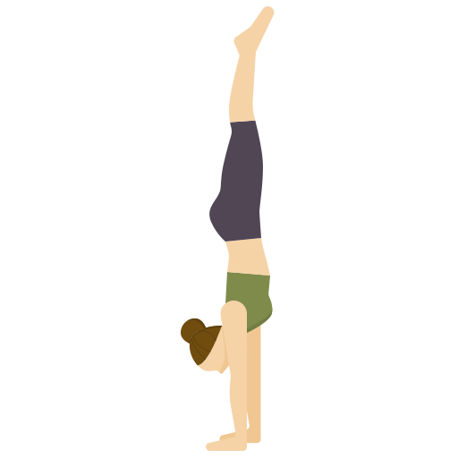 Handstand dDara Flat icon