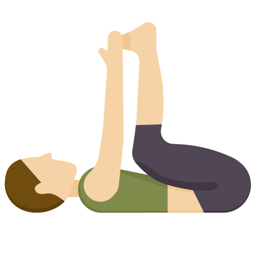 Yoga pose dDara Flat icon