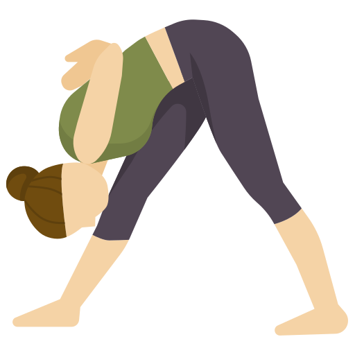 pose de yoga icono gratis