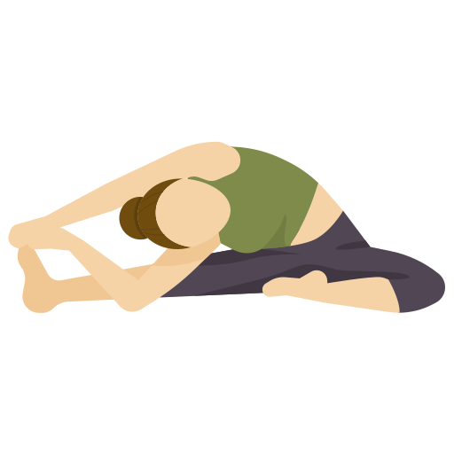 pose de yoga icono gratis