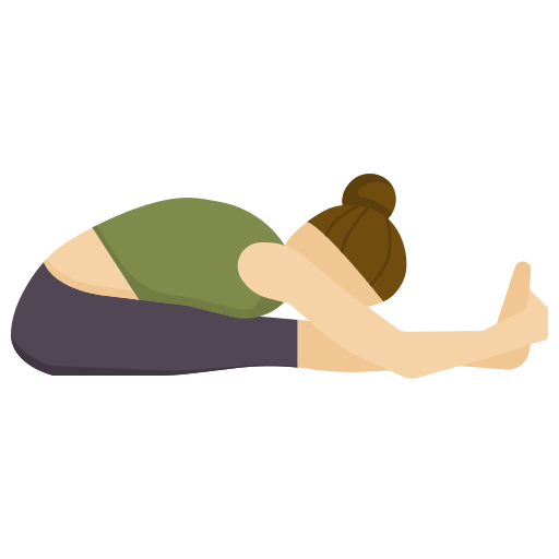 pose de yoga icono gratis