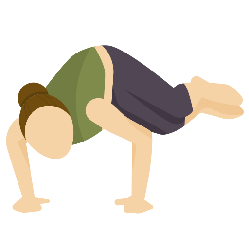 pose de yoga icono gratis