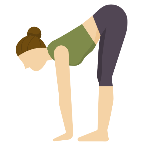 pose de yoga icono gratis