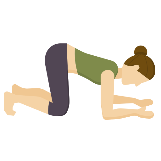 pose de yoga icono gratis