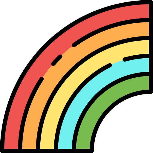 arco iris icono gratis