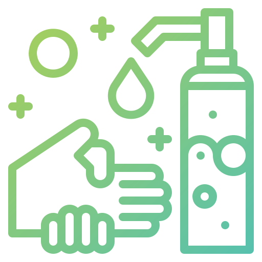 Hand gel free icon Hand gel free icon