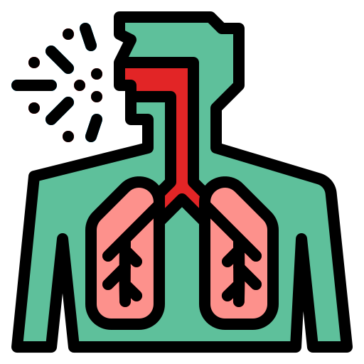 sistema respiratorio icono gratis