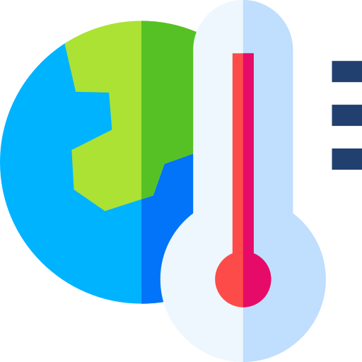 Global warming Basic Straight Flat icon