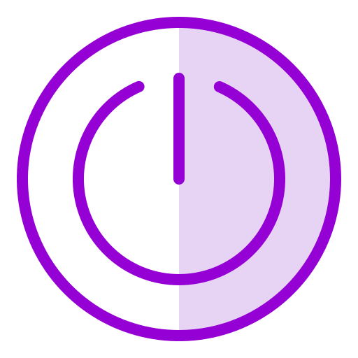 Power off Generic Outline Color icon