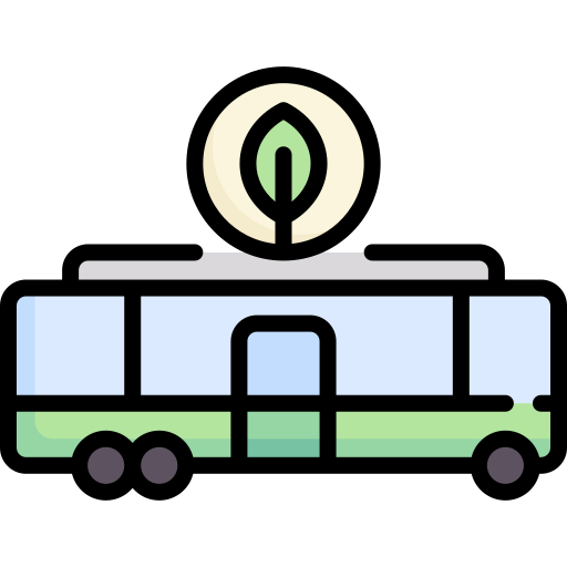 Ônibus elétrico grátis ícone Ônibus elétrico grátis ícone