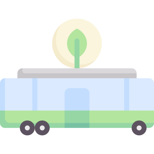 Ônibus elétrico grátis ícone