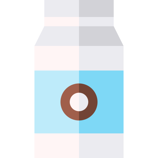 Coconut milk Basic Straight Flat icon