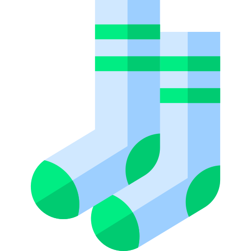 Football socks Basic Straight Flat icon