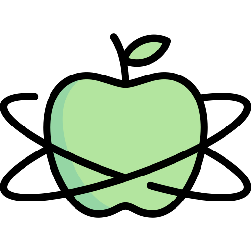 newton apple clipart border