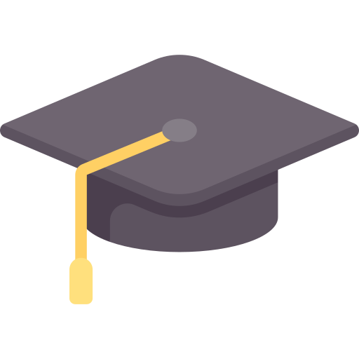 Mortarboard Special Flat icon