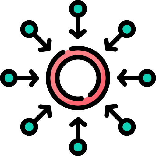 Centralized free icon Centralized free icon