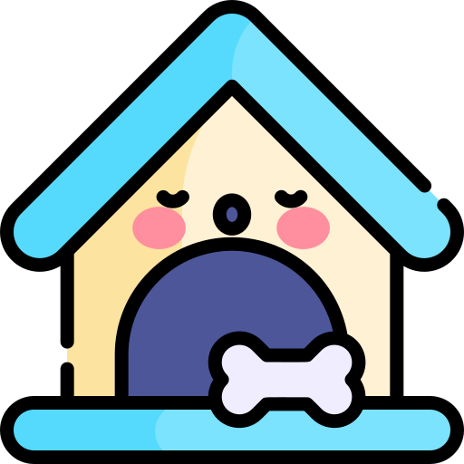 casa de perro icono gratis