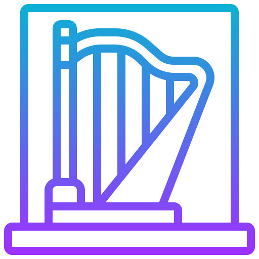 Harp Meticulous Gradient icon