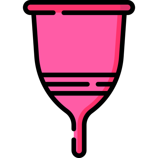 Icono De Copa Menstrual Special Lineal Color