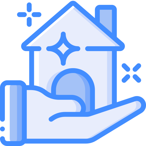 House Basic Miscellany Blue icon