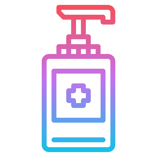 Alcohol gel Iconixar Gradient icon