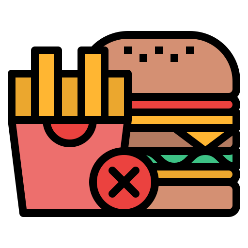 No fast food - Free food and restaurant icons