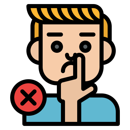 No touch - free icon