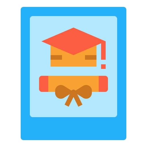 graduación icono gratis