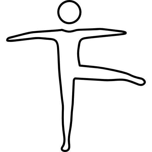 dancing people outline