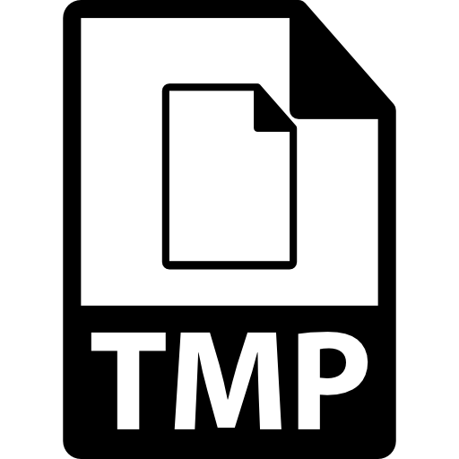 format de fichier d'icône tmp Icône gratuit