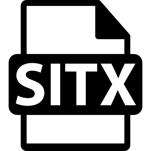 formato de archivo sitx icono gratis