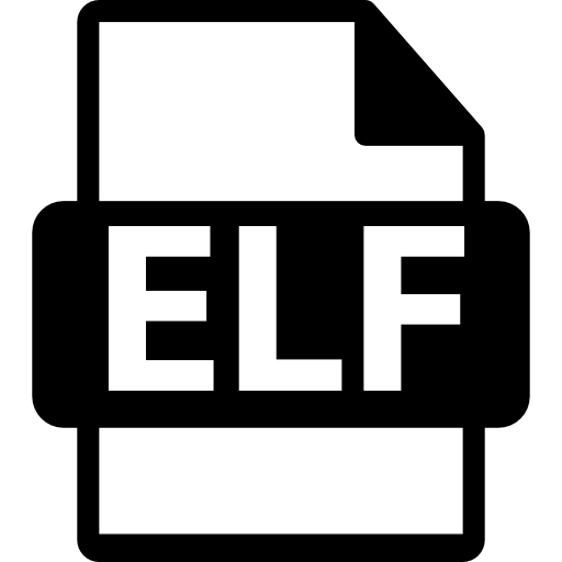 format de fichier elf Icône gratuit