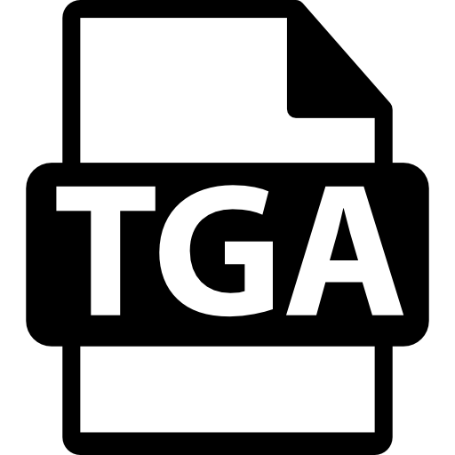 formato de archivo tga icono gratis