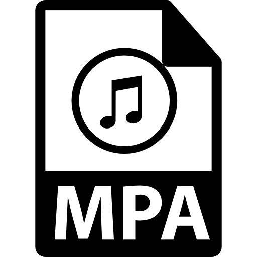 format de fichier mpa Icône gratuit